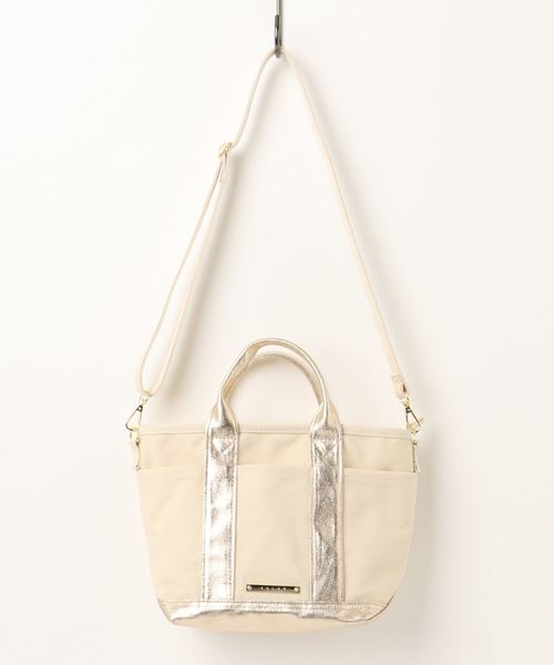 LBC（エルビーシー）の「COLDE コルデ ハンプ2WAYトート（トートバッグ・レディース・GOLD /Silver・FREE）」の2枚目の写真