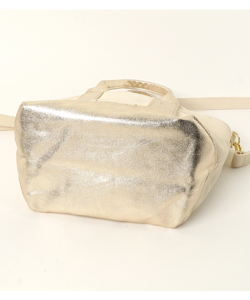 LBC（エルビーシー）の「COLDE コルデ ハンプ2WAYトート（トートバッグ・レディース・GOLD /Silver・FREE）」の4枚目の写真