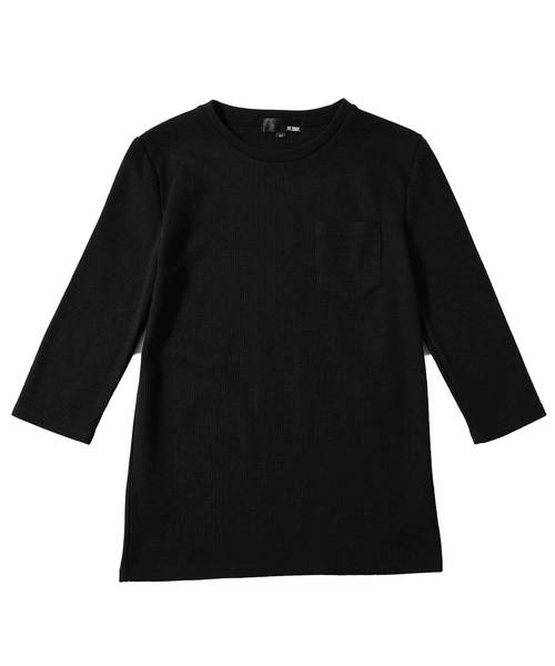 メンズ7分袖ポケットワッフルTシャツ（Tシャツ/カットソー）｜MinoriTY