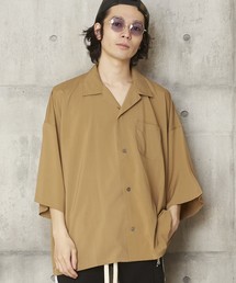 MEMENTISM | ルーズビッグシルエットベーシックオープンカラーシャツ ユニセックス(シャツ/ブラウス)