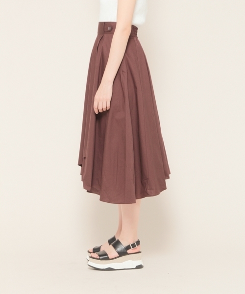PAGEBOY（ページボーイ）の「タイプライターミディスカート（スカート・レディース・ダークブラウン/ネイビー/ラベンダー/ライトベージュ・FREE）」の18枚目の写真