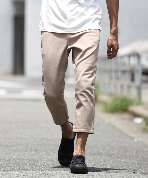 Rocky Monroe(ロッキーモンロー)の「カツラギクロップドパンツ(その他パンツ・メンズ・ホワイト/ブラック/ベージュ/カモフラージュ・85/79/82/76)」の3枚目の写真