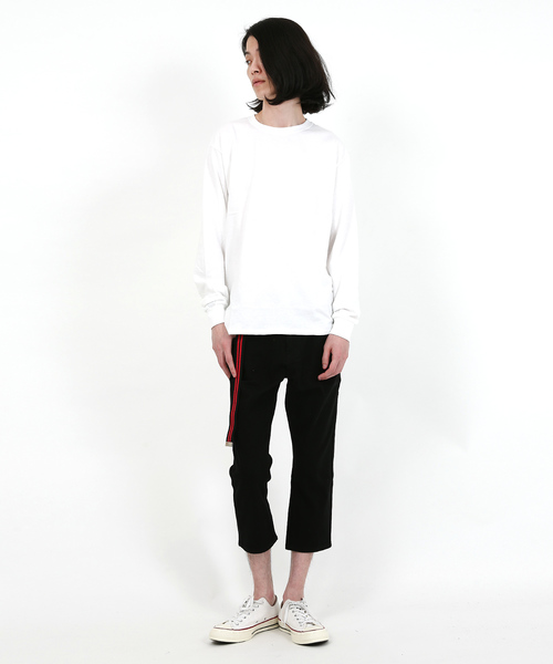 Rocky Monroe(ロッキーモンロー)の「カツラギクロップドパンツ(その他パンツ・メンズ・ホワイト/ブラック/ベージュ/カモフラージュ・85/79/82/76)」の7枚目の写真