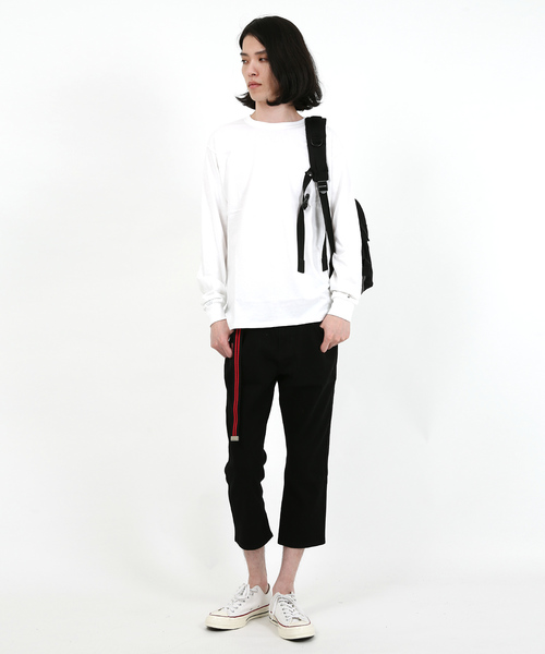 Rocky Monroe(ロッキーモンロー)の「カツラギクロップドパンツ(その他パンツ・メンズ・ホワイト/ブラック/ベージュ/カモフラージュ・85/79/82/76)」の9枚目の写真