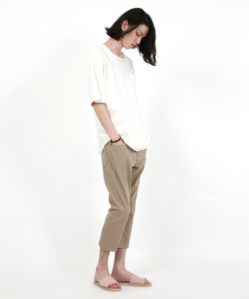 Rocky Monroe(ロッキーモンロー)の「カツラギクロップドパンツ(その他パンツ・メンズ・ホワイト/ブラック/ベージュ/カモフラージュ・85/79/82/76)」の11枚目の写真