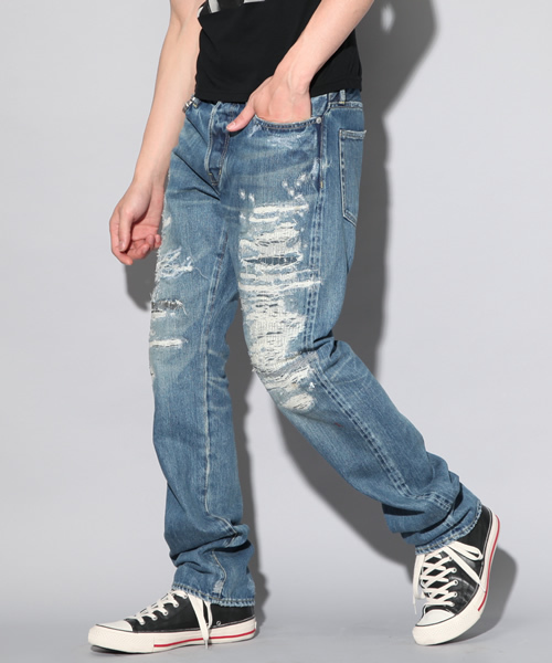 HYSTERIC GLAMOUR（ヒステリックグラマー）の「UR加工デニム