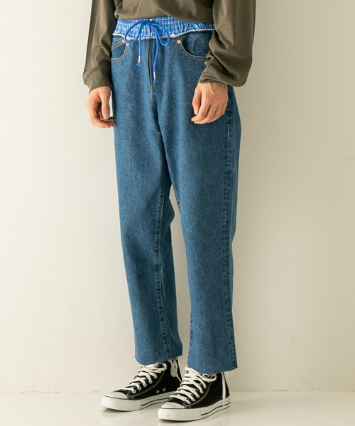 Name.（ネーム）の「【Name.】FAKE LAYERED WAIST DENIM PANTS（デニム 