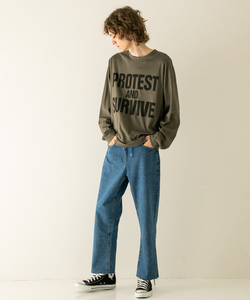 Name.（ネーム）の「【Name.】FAKE LAYERED WAIST DENIM PANTS（デニム 