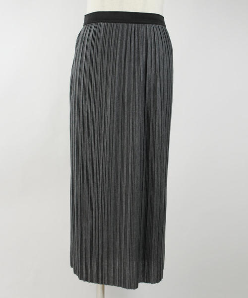 reca（レカ）の「レイヤードスタイルにも◇ウエストゴムプリーツスカート（スカート・レディース・ブラック/ダークグレー/ネイビー・FREE）」の9枚目の写真