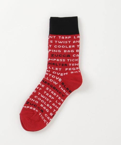 ZUCCa（ズッカ）の「S キャンプギアソックス（ソックス/靴下・レディース・ホワイト/ネイビー/レッド・M size）」の3枚目の写真