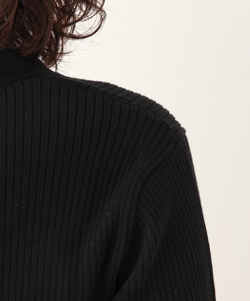 A part by（アパートバイ）の「14GCAceリブヘンリー 825163（ニット/セーター・レディース・ホワイト/ブラック/カーキ/イエロー/ブルー・MEDIUM/LARGE）」の14枚目の写真