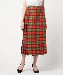 O'Neil of Dublin リネンキルトスカート ロング 80cm