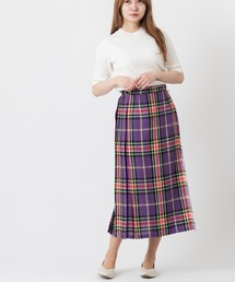 O'Neil of Dublin リネンキルトスカート ロング 80cm