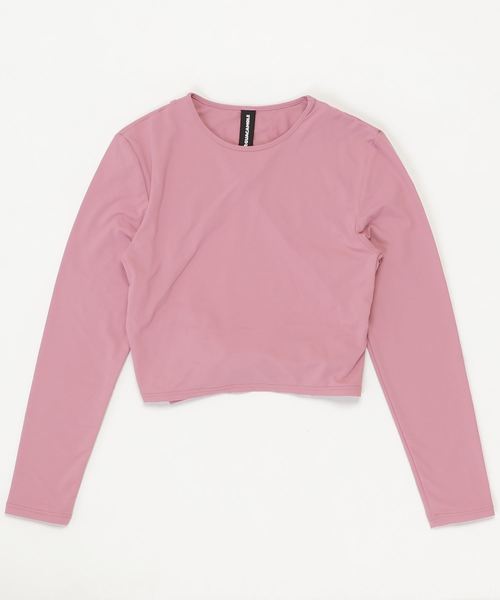 GUACAMOLE（ガカモレ）の「RASH TOPS / ラッシュトップス（ラッシュガード・レディース・ブラック/スモークピンク/ブラウン・MEDIUM）」の8枚目の写真