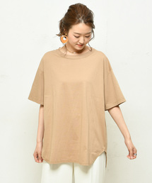 DouDou | 綿シルクビッグTシャツ(Tシャツ/カットソー)