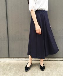 【冷感シリーズ】リネンラップ風スカート