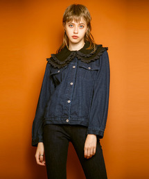 Candy Stripper | FRILL COLLAR ジャケット(デニムジャケット)