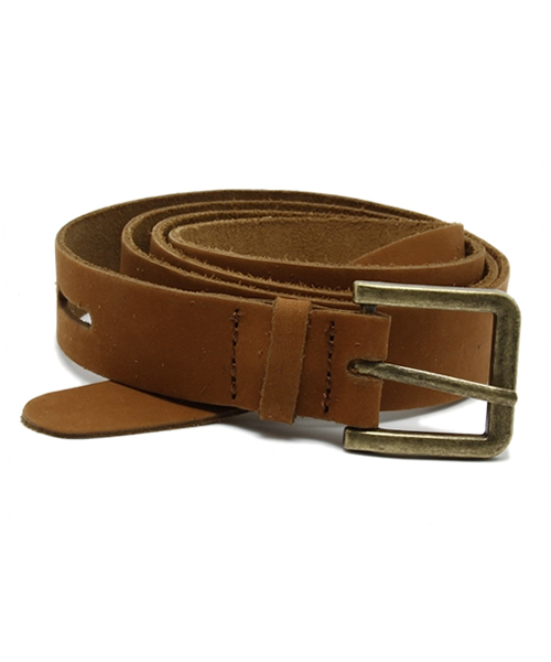 Kastane（カスタネ）の「【Kastane】レザー細ベルト（ベルト・レディース・オフホワイト/キャメル/ブラック/ネイビー・FREE）」の4枚目の写真