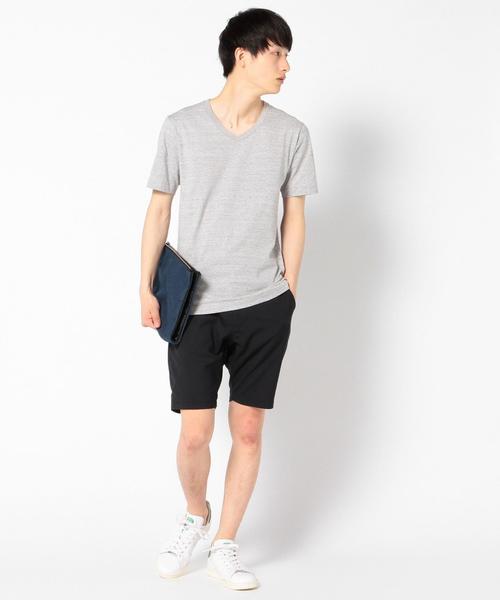 SHIPS JET BLUE(シップスジェットブルー)の「SHIPS GENERAL SUPPLY: カリフォルニアコットン VネックTシャツ■(Tシャツ/カットソー・メンズ・ブルー/ホワイト/ナチュラル/ライトブルー/ネイビー/グレー/ブラック/ワイン/サックスブルー/ピンク/クリーム/ブラウン/グレイッシュブルー・X-LARGE/LARGE/MEDIUM/SMALL)」の14枚目の写真