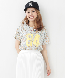 Ray BEAMS | Ray BEAMS / "84"ナンバー フラワープリントT(Tシャツ/カットソー)