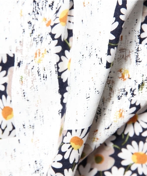 Ray BEAMS（レイビームス）の「Ray BEAMS / "84"ナンバー フラワープリントT（Tシャツ/カットソー・レディース・サックスブルー/ネイビー・ONE SIZE）」の11枚目の写真