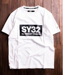 SY32 by SWEET YEARS�i�G�X���C�T�[�e�B�g�D�o�C�X�B�[�g�C���[�Y�j�́u�y73�z�yit�z�ySY32 by SWEET YEARS�zBOXLOG TEE�iT�V���c/�J�b�g�\�[�j�v