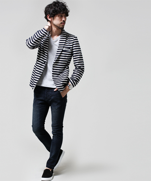 NANO universe（ナノユニバース）の「へリンボンジャガードBDJK（テーラードジャケット・メンズ・その他1・SMALL/X-LARGE/LARGE/MEDIUM）」の6枚目の写真