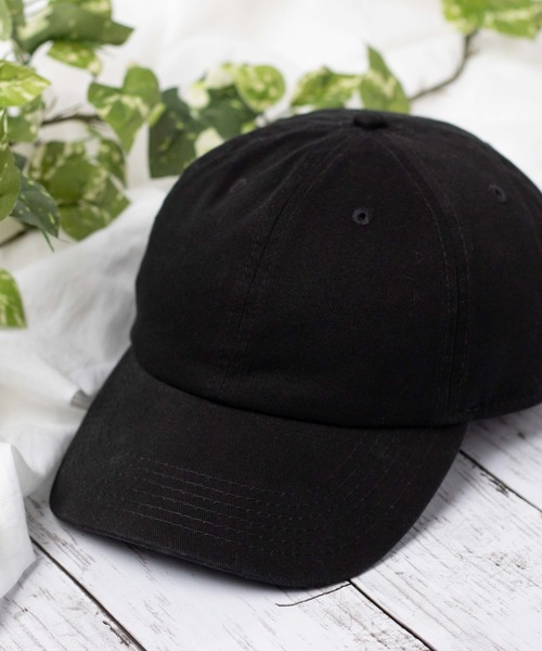 WEGO（ウィゴー）の「WEGO/プレーンLowCap（キャップ・メンズ・ホワイト/ブラック/ダークインディゴブルー/ライトベージュ・FREE）」の3枚目の写真