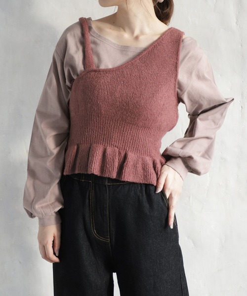 one after another NICE CLAUP（ワンアフターアナザーナイスクラップ）の「スタイルアップハイウエストパンツ（その他パンツ・レディース・ブラック/ネイビー/カーキ/アイボリー・SMALL/MEDIUM）」の11枚目の写真