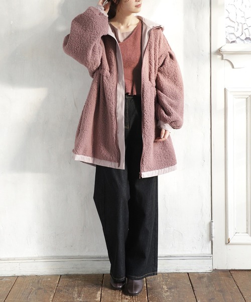 one after another NICE CLAUP（ワンアフターアナザーナイスクラップ）の「スタイルアップハイウエストパンツ（その他パンツ・レディース・ブラック/ネイビー/カーキ/アイボリー・SMALL/MEDIUM）」の14枚目の写真