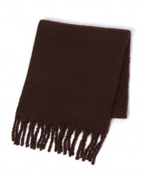 GLOBAL WORK（グローバルワーク）の「ボリュームフリンジストール/861706（マフラー・レディース・ホワイト/ダークブラウン/ブラウン/ライトピンク/ホワイト系その他2/ライトベージュ/グレー/ベージュ/ライトブルー/ベージュ系その他3・FREE）」の11枚目の写真