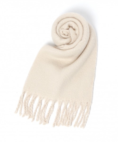 GLOBAL WORK（グローバルワーク）の「ボリュームフリンジストール/861706（マフラー・レディース・ホワイト/ダークブラウン/ブラウン/ライトピンク/ホワイト系その他2/ライトベージュ/グレー/ベージュ/ライトブルー/ベージュ系その他3・FREE）」の20枚目の写真