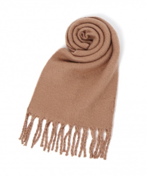 GLOBAL WORK（グローバルワーク）の「ボリュームフリンジストール/861706（マフラー・レディース・ホワイト/ダークブラウン/ブラウン/ライトピンク/ホワイト系その他2/ライトベージュ/グレー/ベージュ/ライトブルー/ベージュ系その他3・FREE）」の21枚目の写真