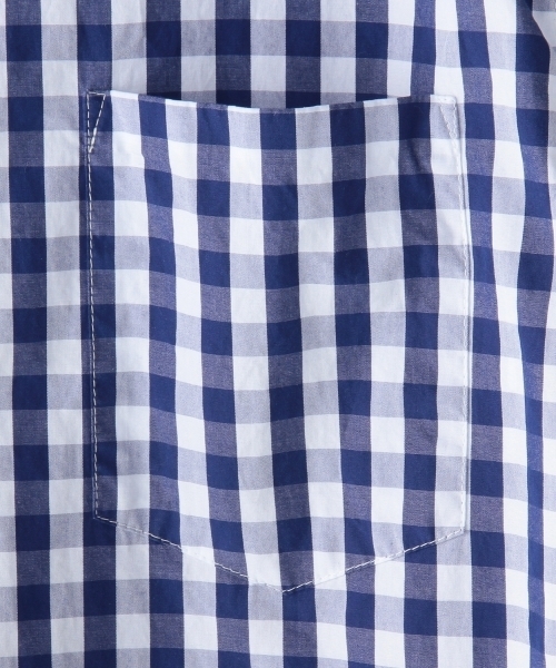 BEAUTY&YOUTH UNITED ARROWS（ビューティーアンドユースユナイテッドアローズ）の「＜steven alan＞ BIG/GGM S/N BD/ｼｬﾂ（シャツ/ブラウス・メンズ・ネイビー・X-LARGE/LARGE/SMALL/MEDIUM）」の5枚目の写真