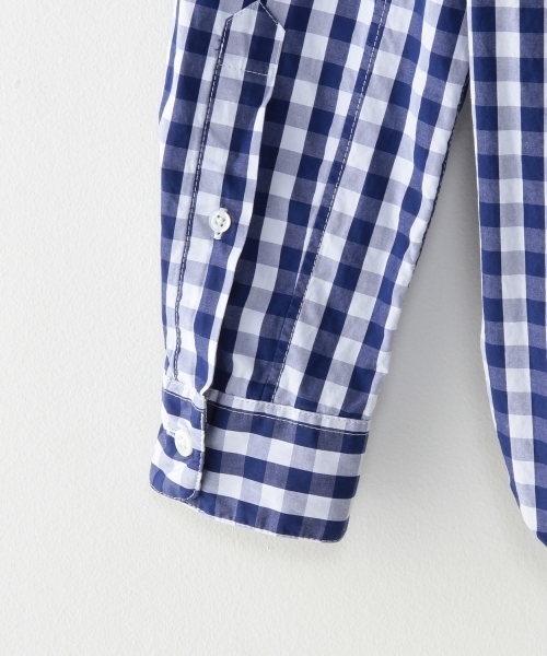 BEAUTY&YOUTH UNITED ARROWS（ビューティーアンドユースユナイテッドアローズ）の「＜steven alan＞ BIG/GGM S/N BD/ｼｬﾂ（シャツ/ブラウス・メンズ・ネイビー・X-LARGE/LARGE/SMALL/MEDIUM）」の6枚目の写真