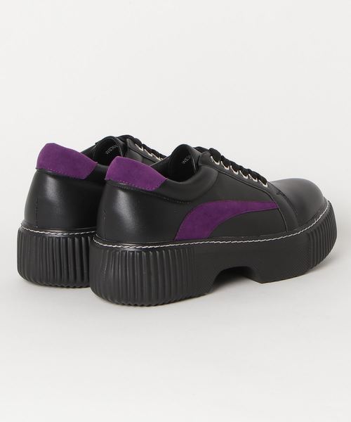 WEGO（ウィゴー）の「WEGO/ライトソール厚底スニーカー（スニーカー・レディース・ホワイト/ブラック/パープル/オレンジ・MEDIUM/LARGE）」の7枚目の写真