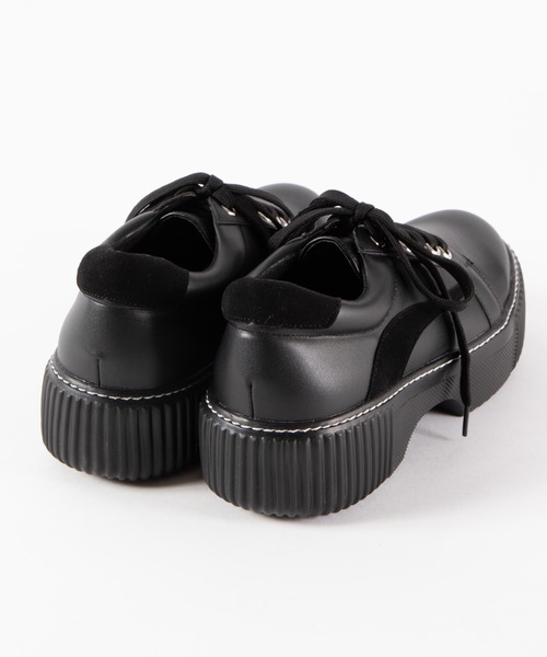 WEGO（ウィゴー）の「WEGO/ライトソール厚底スニーカー（スニーカー・レディース・ホワイト/ブラック/パープル/オレンジ・MEDIUM/LARGE）」の8枚目の写真