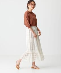 ロコ　【日曜日まで値下げ】ヌキテパ　ロングスカート ロコ様専用 【日曜日まで値下げ】ヌキテパ ロングスカート