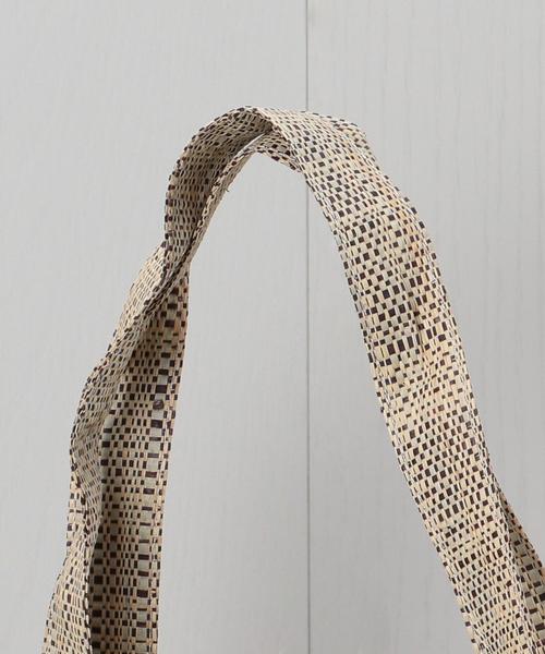 MAISON N.H PARIS（メゾンエヌアッシュパリ）の「＜MAISON N.H PARIS＞STRIPE SHOPPING BAG/バッグ.（エコバッグ/サブバッグ・レディース・ベージュ・FREE）」の6枚目の写真