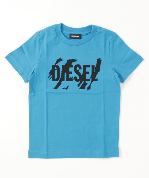 DIESEL KIDS（ディーゼルキッズ）の「DIESEL（ディーゼル）Kids & Junior コットンTシャツカットソー（Tシャツ/カットソー・キッズ・ブルー/ホワイト/ライトグレー/グリーン/ベージュ・10Y/8Y/6Y/14Y/16Y/4Y/12Y）」の5枚目の写真