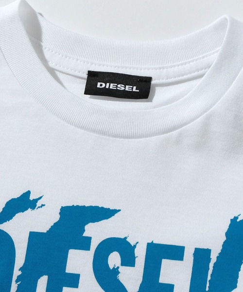 DIESEL KIDS（ディーゼルキッズ）の「DIESEL（ディーゼル）Kids & Junior コットンTシャツカットソー（Tシャツ/カットソー・キッズ・ブルー/ホワイト/ライトグレー/グリーン/ベージュ・10Y/8Y/6Y/14Y/16Y/4Y/12Y）」の7枚目の写真