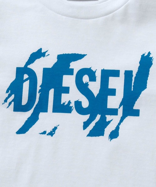 DIESEL KIDS（ディーゼルキッズ）の「DIESEL（ディーゼル）Kids & Junior コットンTシャツカットソー（Tシャツ/カットソー・キッズ・ブルー/ホワイト/ライトグレー/グリーン/ベージュ・10Y/8Y/6Y/14Y/16Y/4Y/12Y）」の8枚目の写真