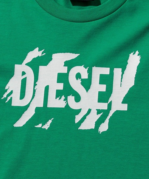 DIESEL KIDS（ディーゼルキッズ）の「DIESEL（ディーゼル）Kids & Junior コットンTシャツカットソー（Tシャツ/カットソー・キッズ・ブルー/ホワイト/ライトグレー/グリーン/ベージュ・10Y/8Y/6Y/14Y/16Y/4Y/12Y）」の12枚目の写真