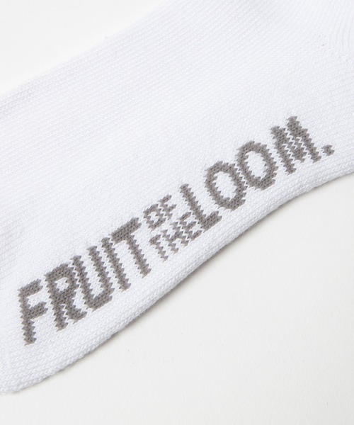 FRUIT OF THE LOOM(フルーツオブザルーム)の「WEGO/FRUIT OF THE LOOM 【3点セット】リブソックス(ソックス/靴下・レディース・ホワイト・FREE)」の3枚目の写真