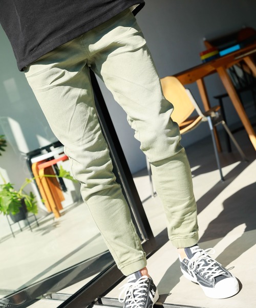 BAYFLOW（ベイフロー）の「コットンリネンメッシュリブパンツ（その他パンツ・メンズ・カーキ/ネイビー/ベージュ・MEDIUM/SMALL/LARGE）」の3枚目の写真