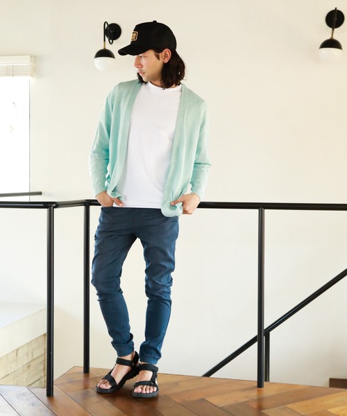 BAYFLOW（ベイフロー）の「コットンリネンメッシュリブパンツ（その他パンツ・メンズ・カーキ/ネイビー/ベージュ・MEDIUM/SMALL/LARGE）」の21枚目の写真