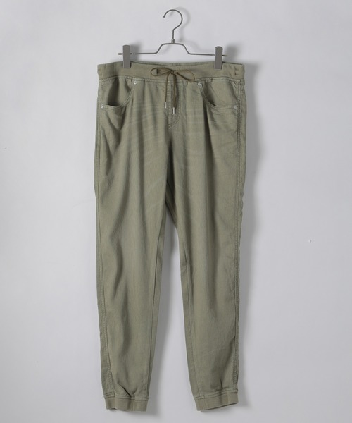 BAYFLOW（ベイフロー）の「コットンリネンメッシュリブパンツ（その他パンツ・メンズ・カーキ/ネイビー/ベージュ・MEDIUM/SMALL/LARGE）」の5枚目の写真