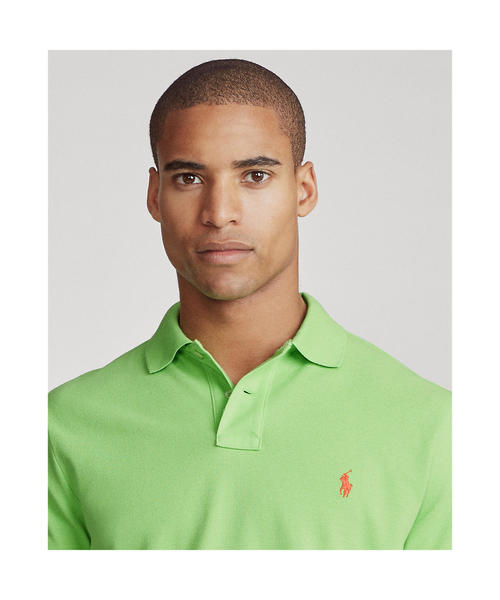 POLO RALPH LAUREN（ポロ ラルフ ローレン）の「アイコニック メッシュ ポロシャツ（ポロシャツ・メンズ・ベージュ系1・SMALL/MEDIUM/LARGE）」の4枚目の写真