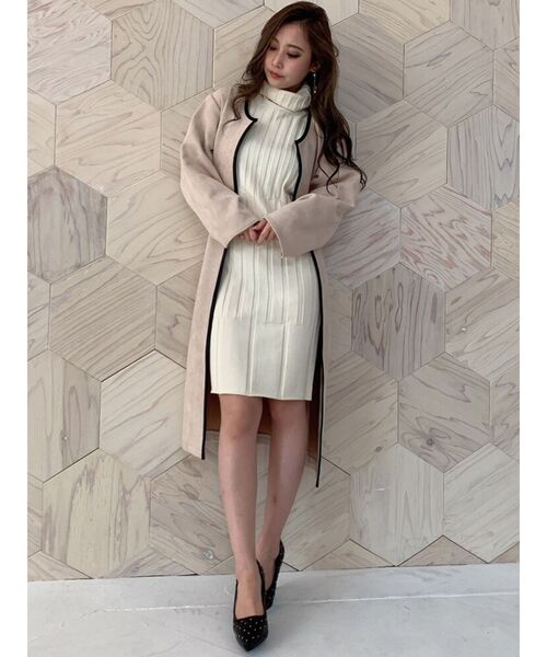 RESEXXY（リゼクシー）の「スエードタッチコート（その他アウター・レディース・ベージュ/ブラウン/カーキ・FREE）」の15枚目の写真