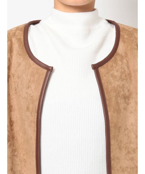 RESEXXY（リゼクシー）の「スエードタッチコート（その他アウター・レディース・ベージュ/ブラウン/カーキ・FREE）」の10枚目の写真